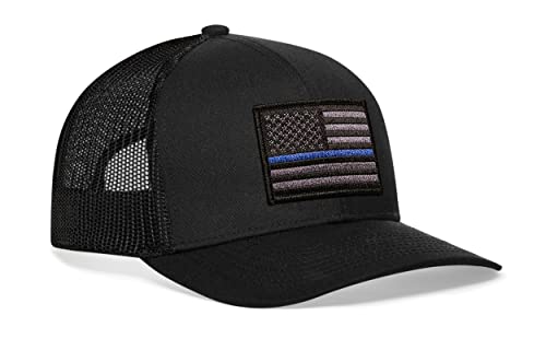 Image of HAKA American Flag Trucker Hat - USA Flag Mesh Snapback Cap for Men, Women & Golf, Patriotic Baseball Dad Hat