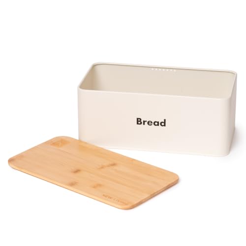 Foto von 2er Set hochwertige naturleinen Brotbeutel wiederverwendbare Lebensmittelbeutel mit Henkel 39 x 30 cm
