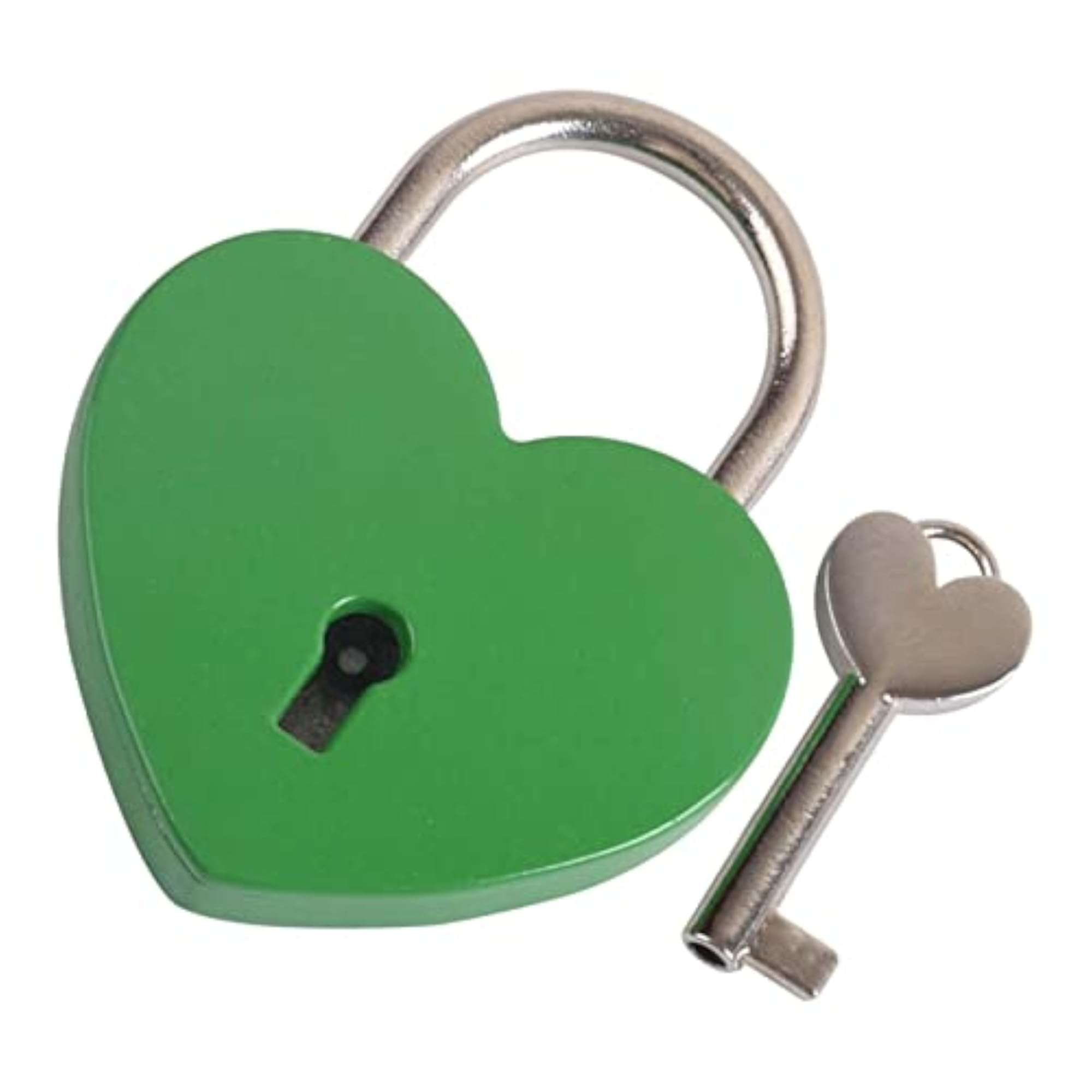 Retro Multicolor Key Lock with Keys for Game School Cabinet, Green