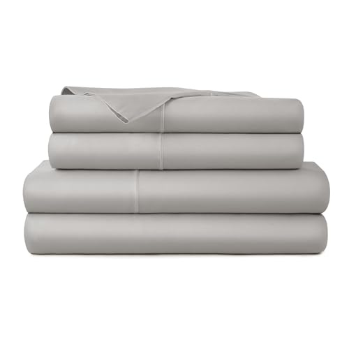Image of Whisper Organics 100% Organic Cotton Bed Sheets with Deep Pocket 4 Pc. Set