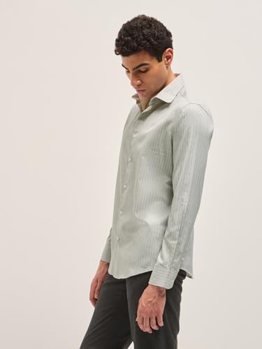 Image of THE BEAR HOUSE Men's Pure Cotton Relaxed Fit Shacket