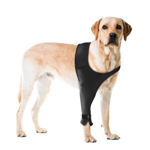 Image of Dog Recovery Sleeve for Front Leg- Single Dog Leg Sleeve to Stop Licking- Breathable Protection for Joint Pain, Elbow Injuries, Hot Spots, Surgery, Wound Care as Cone Alternative(Right,L)