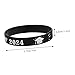 KALLORY 24pcs Graduation Wristbands Decorative Silicone Bracelets for Class of Lightweight Comfortable and Wristbands for All Ages for Graduation Parties and Celebrations