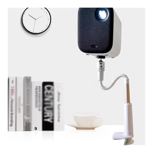 Soporte for proyector de cuello largo compatible con escritorio sin perforación de pared 6