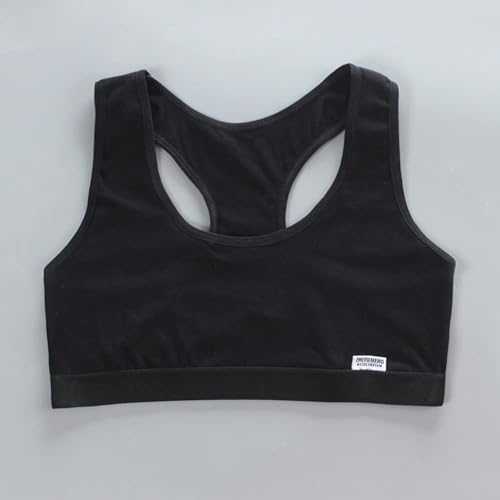 Training Bras for Girls 9-14 Years, Girls’ Training Racerback Bras, Soft Cotton Girls Sports Bras - Pack of 43