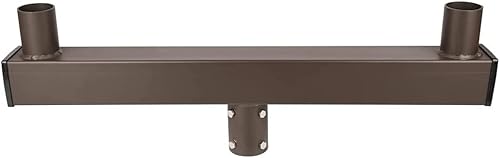 Bullhorn de perfil bajo con 2 espigas, tenón de bocina para 2 38 pulgadas Slip Fitter LED Shoebox luz de estacionamiento, iluminación de inundación,