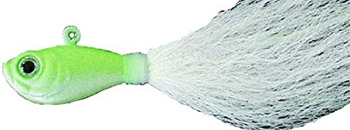 SPRO Bucktail Jig-Pack of 1, Glow, 1/2-Ounce