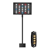 KESOTO Luz LED para Acuario con Clip, Iluminación Gran de 120°, Accesorio Negro de Alto Rendimiento, Ancho 12 Cm