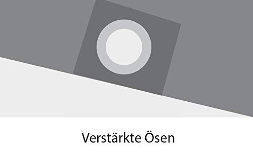 Jet-Line Gartenmöbel-Abdeckplane – 2,3 X 1,3 X 0,7 M, Schwarz, Winterqualität Für Tische & Stühle