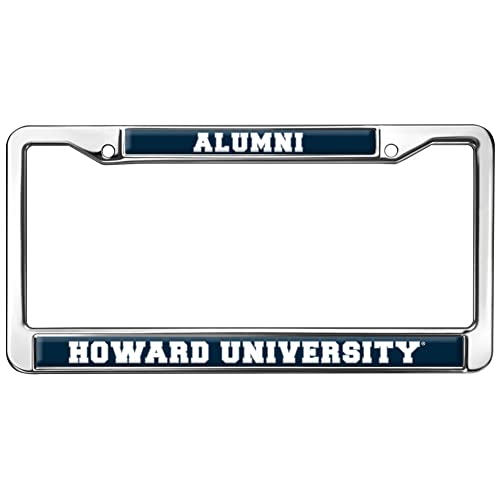 Howard University Alumni Logo Full Size Standard License Plate Metal Frame