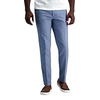 Kenneth Cole Reaction Men's Slim Fit Linen Chino Pant Sky Blue