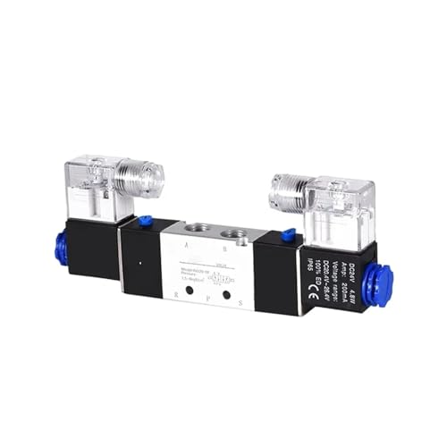 Électrovanne pneumatique 4V120-06 DC24V de type 5/2 voies à simple bobine
