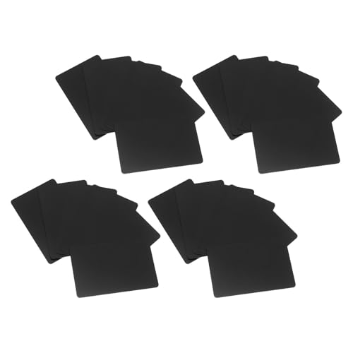 Cartes de visite en métal noir pour remplacer le papier par la gravure