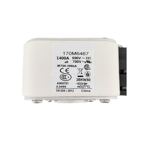 Fusible 170M6467 de puissance type flush end pour protection industrielle
