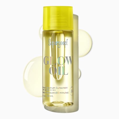 Supergoop! Glow Oil - 1 fl oz - SPF 50 PA++++ Vitamin E Body Oil + Broad Spectrum Sunscreen...