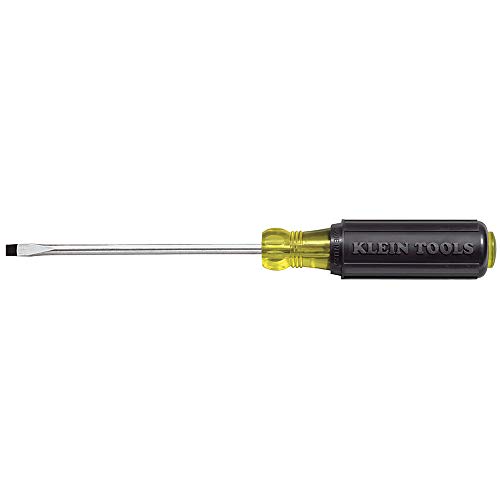 Klein Tools 85484 Mini Slotted and Phillips Screwdriver Set with Tip-Identand Premium Chrome Plated Shafts, 4-Piece