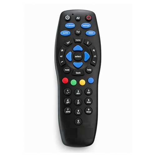 Image of Original Remote Control Compatible with Tata Sky HD & SD Set Top Box - Non-Voice Remote | Replacement Remote for Tata Play Setup Box | Plug & Play Match Keys Design