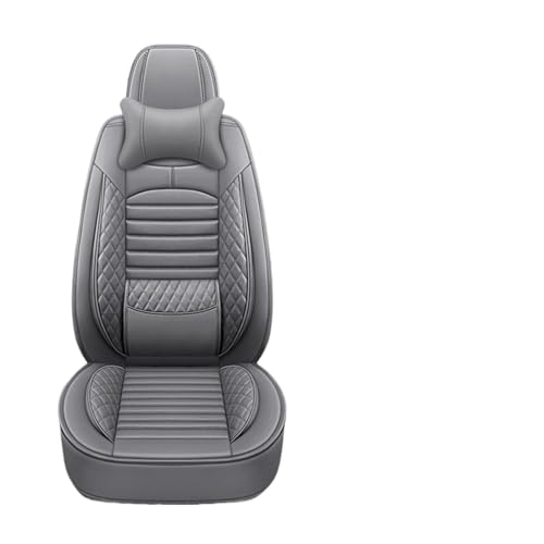 Housse de siège de voiture universelle grise avec coussin pour Ford Focus Fiesta Kuga