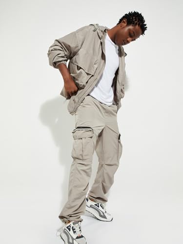 Image of Max URB N Men Solid Hooded Jacket