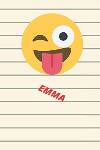 Preisvergleich Produktbild Emoij Emma: Motivational Notebook, Journal, Diary (110 Pages, Blank, 6 x 9)