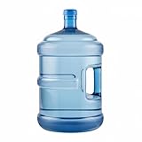 MotiveTech Garrafón de Agua Potable Calidad Alimentaria Alimenticio Garrafón Agua Resistente a Impactos Bidón Plástico Portátil para Oficina, Azul, S-cal 18-9l
