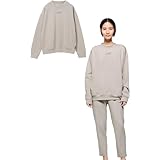 [SIXPAD] 【公式ストア限定】シックスパッド リカバリーウェア/SIAPAD Recovery Wear 限定セット MTG エムティージー 一般医療機器 疲労回復 血行促進 ルームウェア (トップス（ロング）, クルーネック（ウォームグレー）, M)