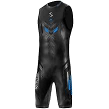 Triathlon Wetsuit - Mens Synergy Endorphin Sleeveless Quick John Smoothskin Neoprene for Open Water Swimming