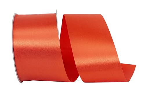 Reliant Ribbon 5100-049-40K Dyna Satin Ribbon, 2-1/2 Inch X 50 Yards, Rust