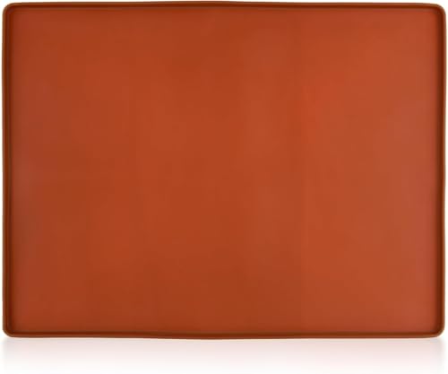 Tapis De Cuisson, Tapis Silicone Patisserie, Permanent Avec Rebord 30x40cm En Silicone Avec Moule A Genoise Protection Contre Les Déversements Pour Les Pour...