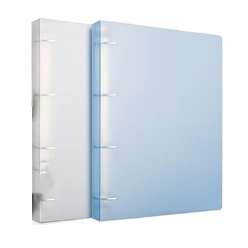 CETEOR A4 Schnellhefter, 2 Stück, Blau & Transparent