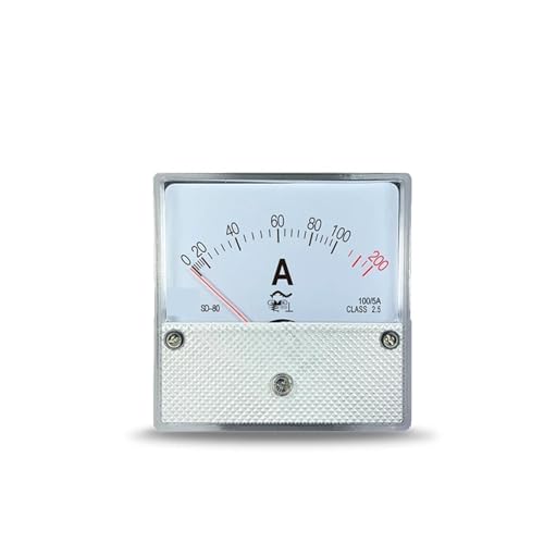 Amperímetro de CA SD80 con aguja de alta sensibilidad y escala de sobrecarga 300-5A 600A