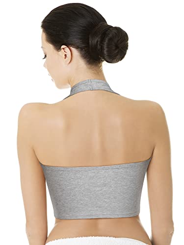 Bencailor 3 Pieces Women Halter Top Backless Scroop Neck Deep V Neck Crop Workout Tops for Women3