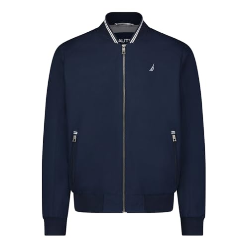 Image of Nautica Men's Lightweight Bomber Jacket - Wind & Water-Resistant, Regular, Big & Tall Sizes