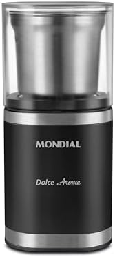 MONDIAL Moedor de Café Dolce Arome, Preto/Inox, 180W, 220V - MCF-...