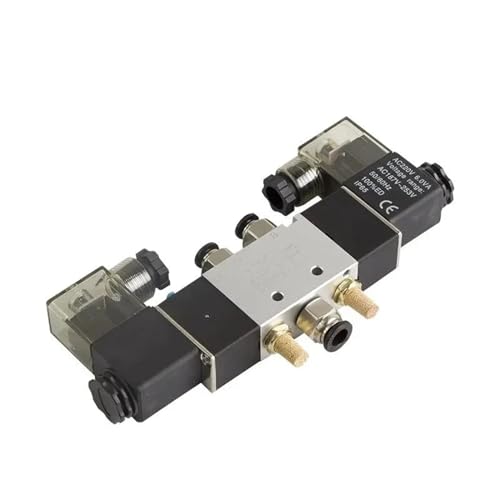 Électrovanne pneumatique 5 voies 4V320-10 en alliage d'aluminium à commutation rapide - 5