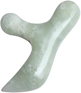 Ewin24 Natural Jade Foot Massager Acupuncture Point Massage Foot Care Therapeutic Relief Tool