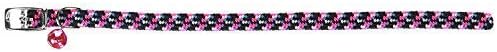 Coastal Pet Products CCP7721NPK Li'l Pals Elasticized Reflective Adjustable Kitten Safety Collar with Bells, Neon Pink
