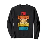 Photo Gallery i love candace personalizzato retro pattern nome felpa Photo Gallery i love candace personalizzato retro pattern nome felpa
