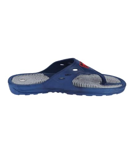 Image of Acupressure slippers for foot massage with magnetic Unisex-Adult (9, Blue)