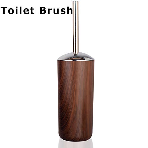 CAA'S Bathroom Accessories Set 6 Piece Plastic Bathroom Ensemble Soap Dispenser, Toothbrush Holder, Tumbler, Soap Dish, Trash Can, Toilet Brush Holder for Decorative Countertop and Housewarming Gift