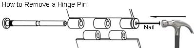 40 PCS Satin Nickel 3.5"X3.5" 5/8" Radius Round Corner Interior Door Hinges Brushed Nickel