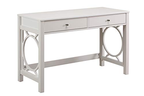 Amazon Brand – Ravenna Home Springdale Modern Home Office Writing Desk, 47 W, White