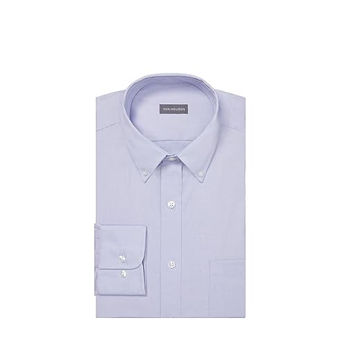 Van Heusen Men's Dress Shirt Regular Fit Pinpoint Solid