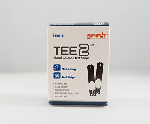 TEE2 Blood Glucose Test Strips 50s