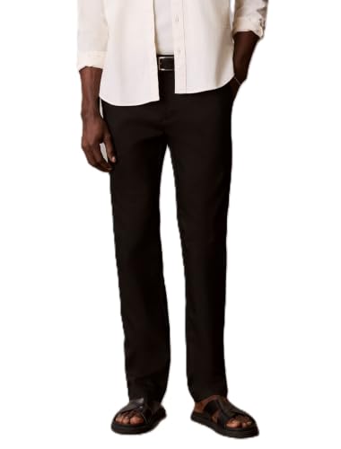 Image of Calvin Klein Men's Modern Stretch Chino Wrinkle Resistant Pants
