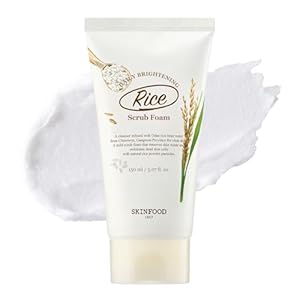 SKINFOOD Rice Daily Scrub Foam, Fac...