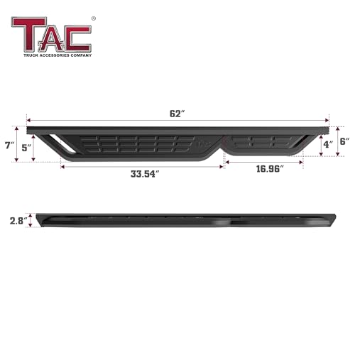 Estribos para Toyota 4Runner 2025-2026 TAC Carbon Steel 2PCS miniatura 5