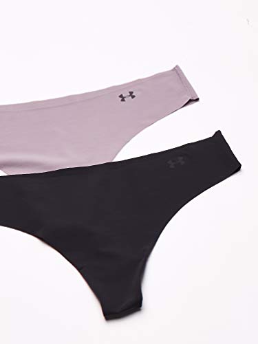 Image of Under Armour Thong Printed Underwear 3-pack, Slate Purple (585) /Black, Large