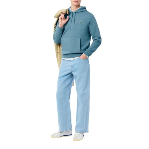 Lacoste Herren-Kapuzen-Sweatshirt, Fleece, 1 Stück, Dunkelblau, S – Ansicht 4