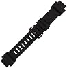 Correas de silicona de 18 mm de repuesto compatibles con Casio Protrek PRG-270, PRG-250, PRG-500, PRW-2500, PRW-3500, PRW-5100, pulsera Pro Trek con hebilla de acero inoxidable negra/plateada para hombre y mujer 8